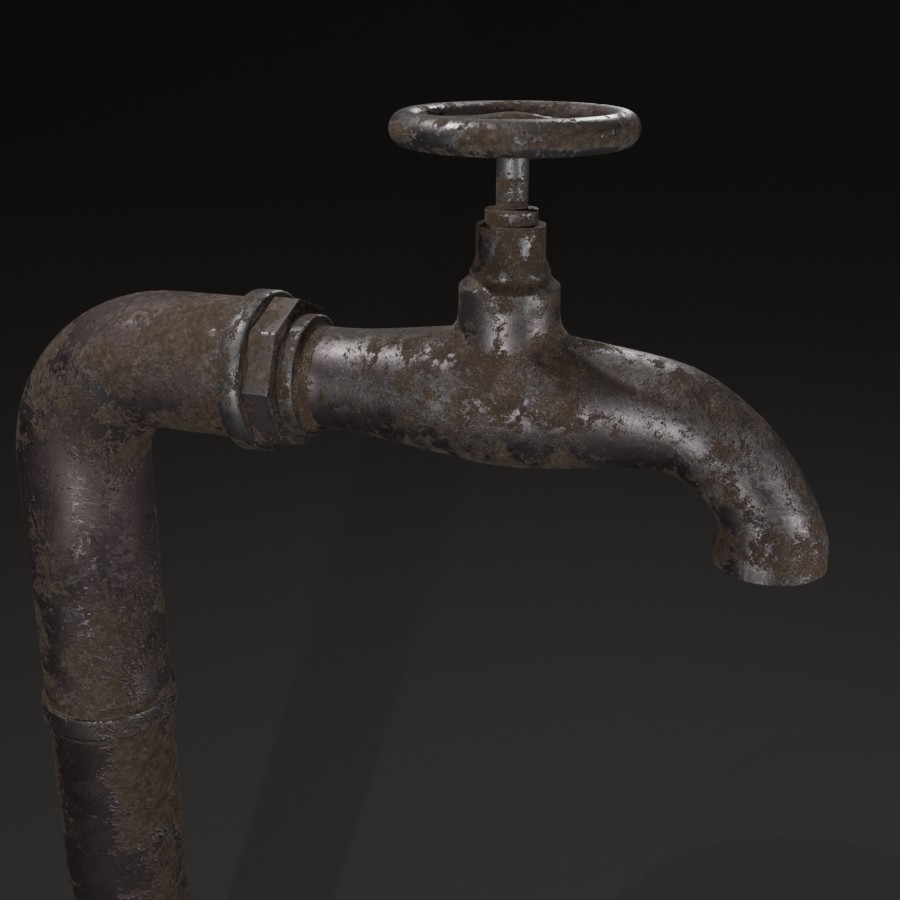 Old Rustic water tap and bucket preview image 2